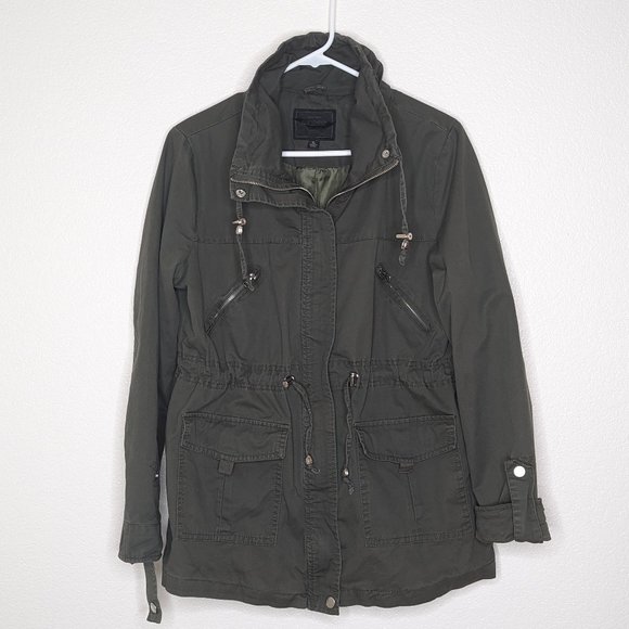 Miss London Jacket Navy Green w/Zipper Pockets (XL) - Picture 1 of 7